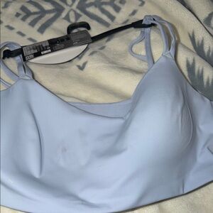 Avia Light Blue Wireless Bralette with Double-Strap Detail